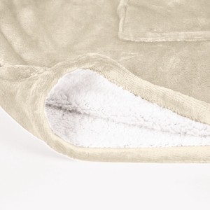 Sweat en plaid chaud et doux - vêtement confortable d’intérieur Toodhoodie  - Actiforme