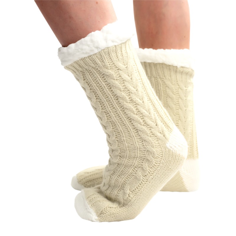 Chaussettes chaussons doux et antidérapants pour enfants SOCK'OSY